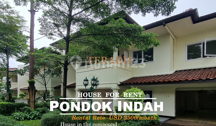 For Rent House Inside Compound In Pondok Indah Area
