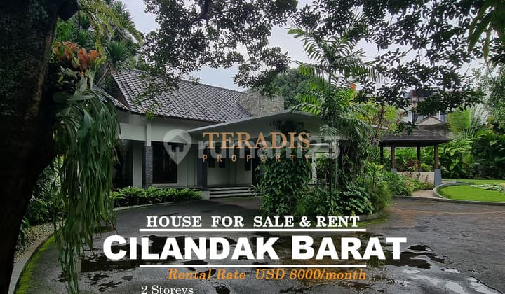 Dijual atau Disewakan Rumah Tropical House di Kawasan Cilandak Barat