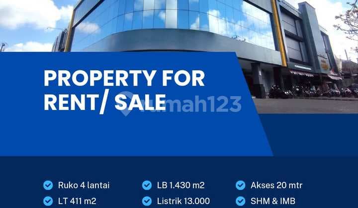 Gedung Ruko Disewakan Atau Dijual di Jalan Sunsetroad.