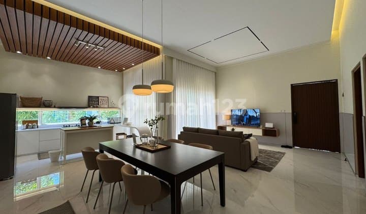 Dijual Rumah Baru Eden House Full Furnished Hook Samping Taman Di Kota Baru Parahyangan. Tinggal Bawa Koper