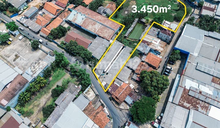 Tanah Komersil Lahan Dekat Narogong Raya Bekasi Dijual