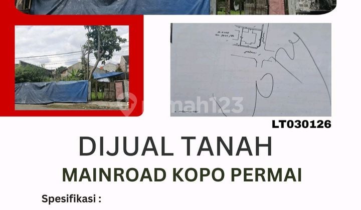 Jual Cepat Harga Nego Sampai Deal Tanah di Mainroad Kopo Permai