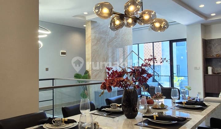 5.9Bio House Permata Hijau Furnished 2 Facade West_east