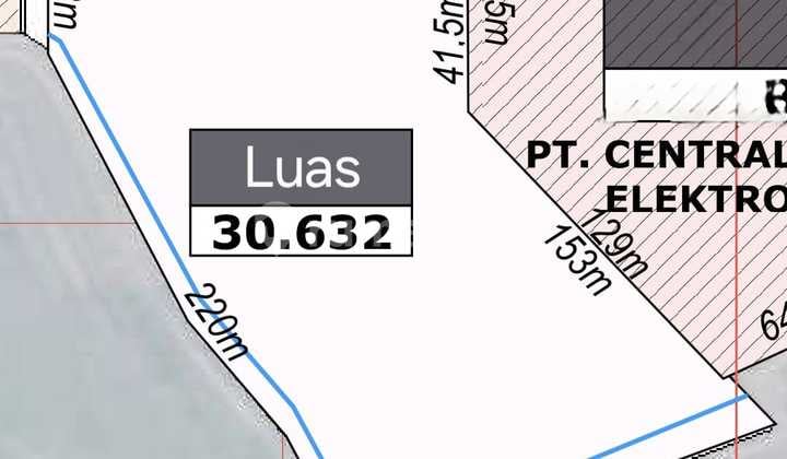1.2M Industrial Plot Cikande 30632m² West Hgb Width 150m²