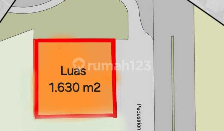20m Commercial Plot BSD City 1630m² Facing Provincial Highway