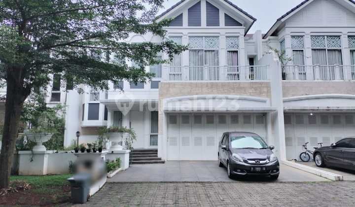 Rumah mewah di cluster mewah di Whitsand Greenwich Park BSD City 2 Lantai SHM Bagus (EV+TL)