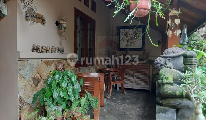 Single-Story Charming House with SHM, Semi-Furnished, Bali View, Cirendeu