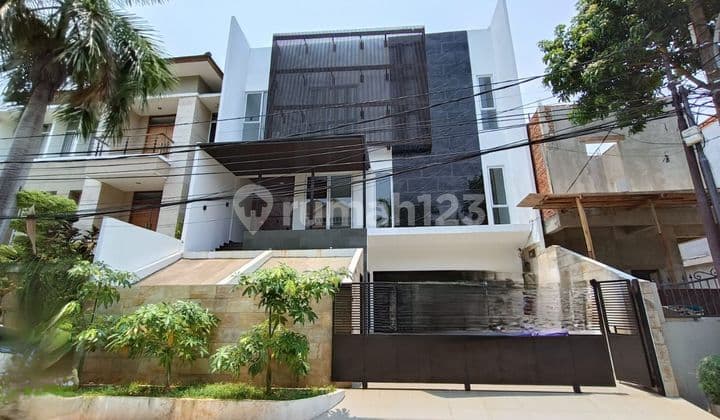 Rumah Modern Minimalis 4 Lantai 12 X22 Di Sunter Garden Hadap Utara