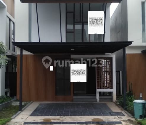 For Rent: Cheap Nice 2-Story House in Mahakam Cluster, Jakarta Garden City, East Jakarta. Ready to Live In, Minimalist Modern.