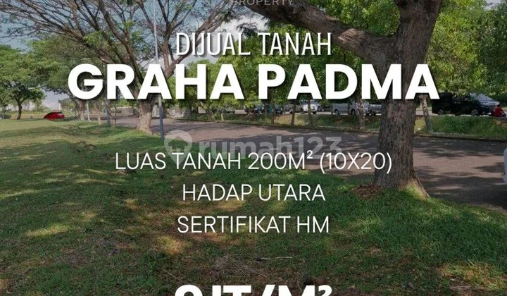 Graha Padma Semarang Depan Karangturi Persis ! 10 X 20 Meter Shm Graha Padma Semarang Depan Karangturi Persis ! 10 X 20 Meter Shm