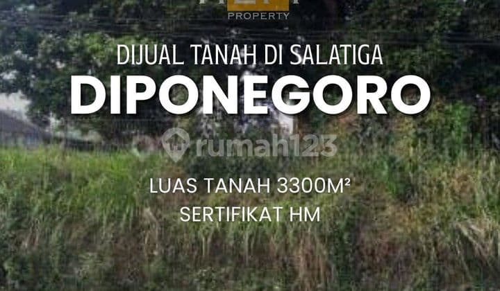 Tanah Diponegoro Salatiga ! Strategis Cocok Untuk Bisnis SHM