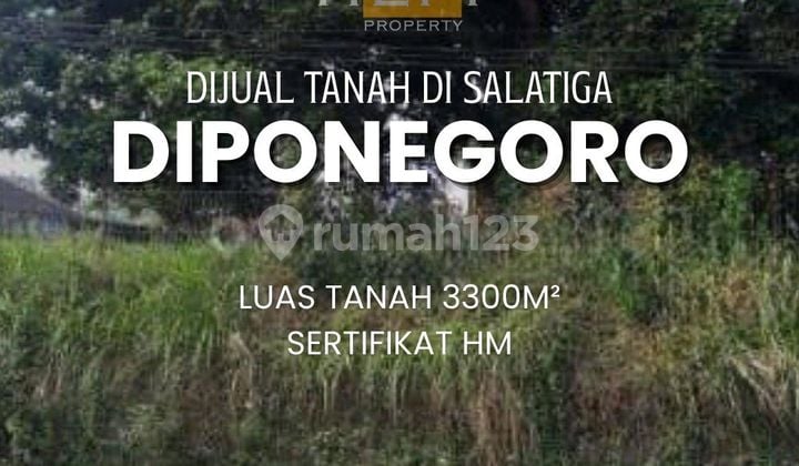 Tanah Diponegoro Salatiga ! Strategis Cocok Untuk Bisnis SHM