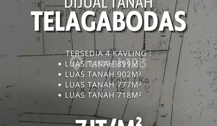 Tanah Kavling Murah Telagabodas Semeru ! 7 Juta/ m²