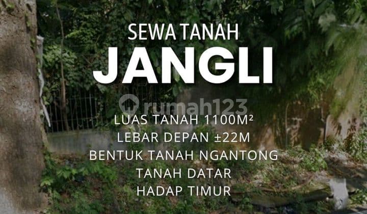 Tanah Datar Jangli Ada View ! Cocok Untuk Cafe, Lebar Depan 22m