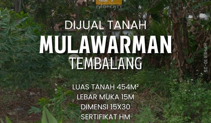 Tanah Kos Mulawarman Dekat Undip Tembalang ! SHM