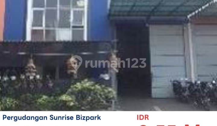 Dijual Gudang Sunrise Bizpark Murah