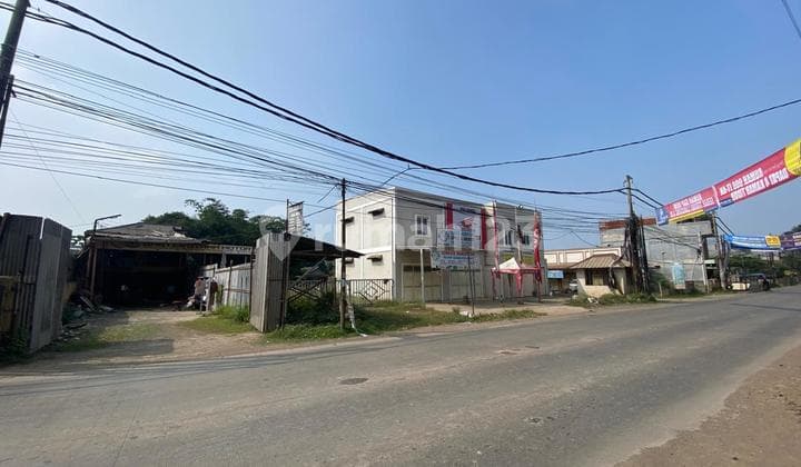 Dijual Tanah Plus Ruko 4 Unit Curug - Parung Panjang Legok