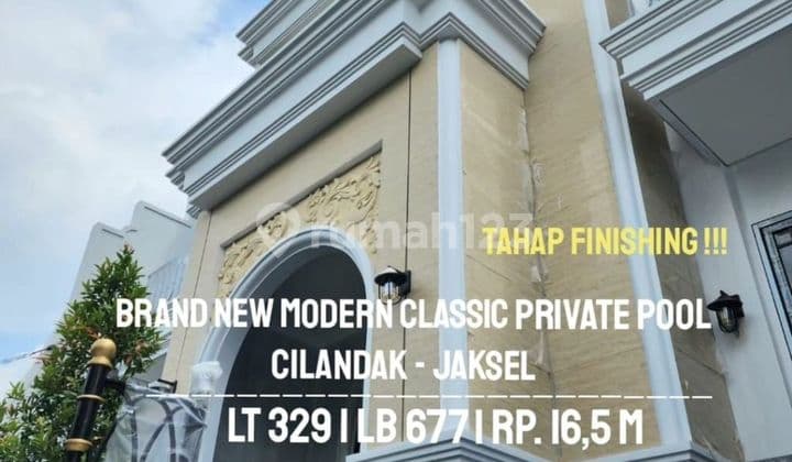 Rumah Mewah 3 Lantai Siap Huni Taman Cilandak Jakarta Selatan