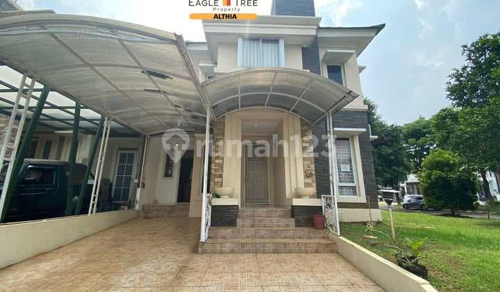 Rumah Hook 2lantai Siap Huni Dalam Cluster Premium Di Graha Raya