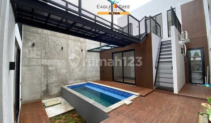 Rumah Dijual Industrial Modern Private Pool Lokasi Di Ciputat