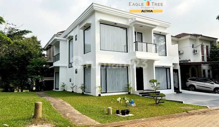 Rumah Brandnew Hook 2Lantai Semi Furnished Siap Huni Dalam Cluster BSD City