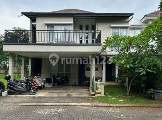 Rumah Mewah Hoek 2 Lantai Siap Huni SHM De Park BSD hadap Utara