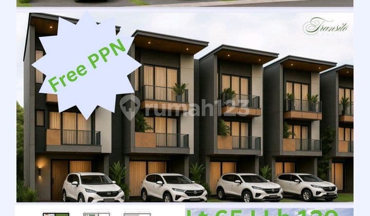 Siap Bangun Rumah 3 Lantai Dalam Cluster di Pd Kelapa Lokais Bebas Banjir