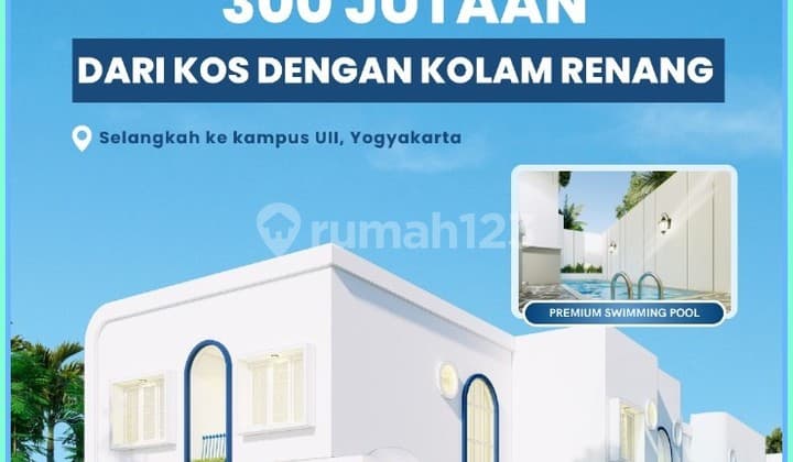 Rumah Kost Jogja SHM Bonus Full Furnish Lokasi Dekat Kampus UII