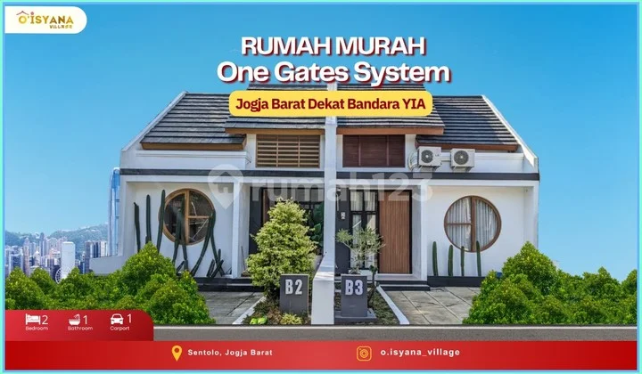 Rumah Murah Yogyakarta Gaya Jepang Jalan Wates Ada Taman Bermain