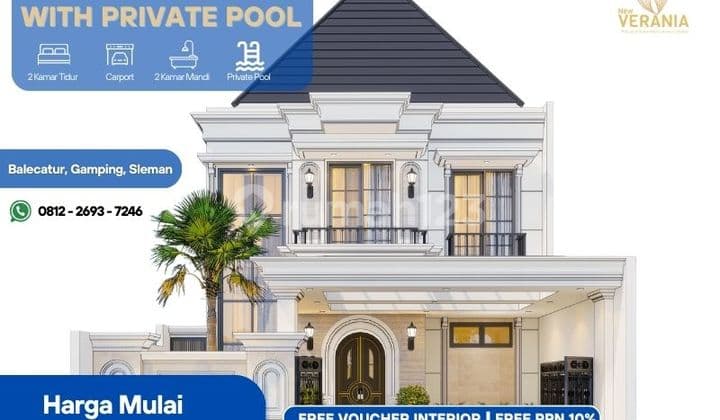 Hunian Mewah With Private Pool Jalan Wates Hanya 2,5M