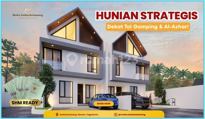 Jual Rumah Sleman Ambarketawang Gamping Dalam Cluster