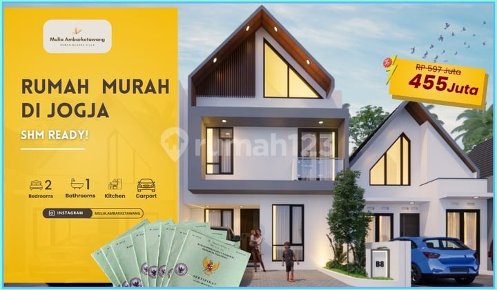 Jual Rumah Murah Sleman Dekat RS PKU Gamping Jogja