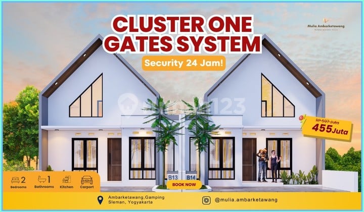 Rumah Dijual Jogja Murah 6 Km Ke Malioboro Villa Sejuk