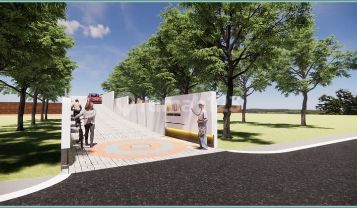 Rumah di Sleman Nuansa Villa + Taman Bermain Jalan Wates Km 6