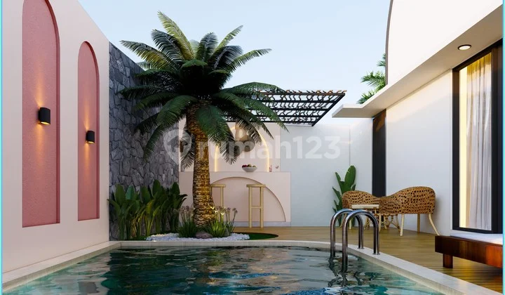 Rumah Villa Bantul 2 Lantai dengan Kolam Pribadi di Bangunjiwo