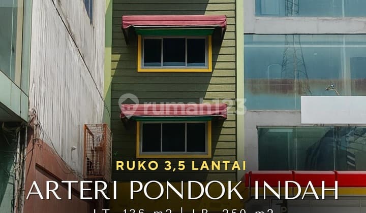 For Sale Ruko 3,5 Lantai Komersial Area, Lokasi Strategis