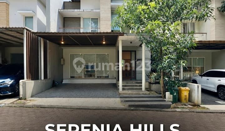 For Sale Rumah Dalam Cluster, One Gate Furnished di Serenia Hills