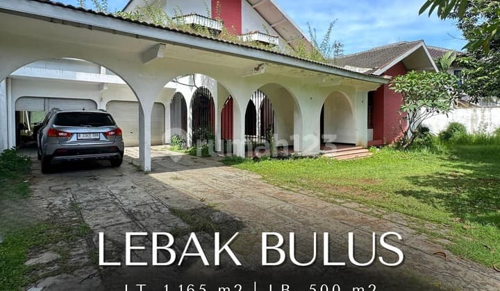 For Sale Rumah 1 Lantai Halaman Luas, Dekat ke Fatmawati