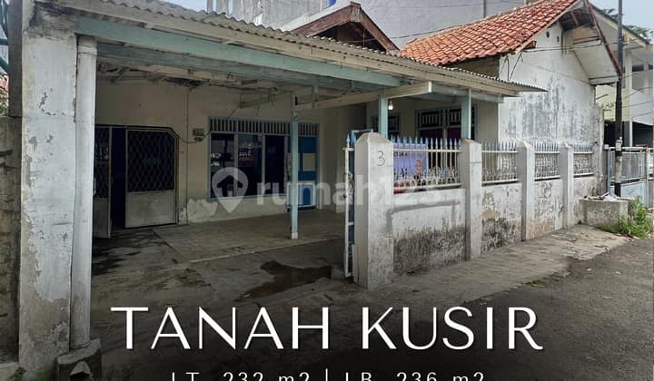 For Sale Bangunan 1 lantai Hitung Tanah & Hadap Timur