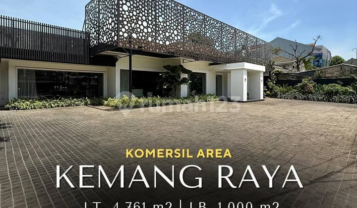 For Sale Bangunan Komersil Hadap Selatan Di Kemang Raya