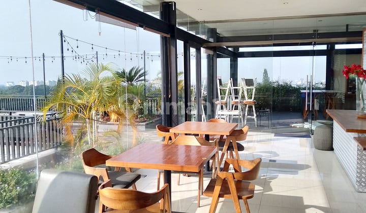 Setiabudi mainroad 1 arah ke bawah ruang usaha 370m2 ada rooftop disewakan