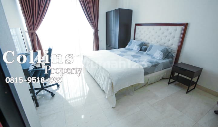 Dijual Apt Senayan Residence, 3br, Lantai Tinggi, Bu