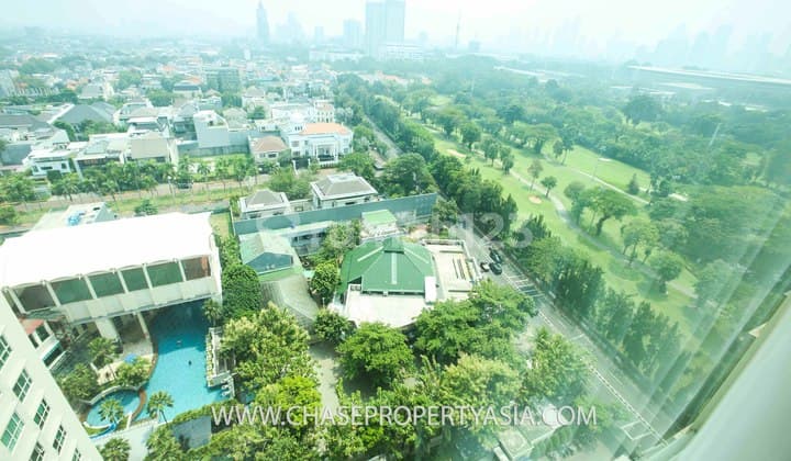 For Sale Apartement Senayan Residence Two Bedrooms, 97 M2, Middle Floor, Open View