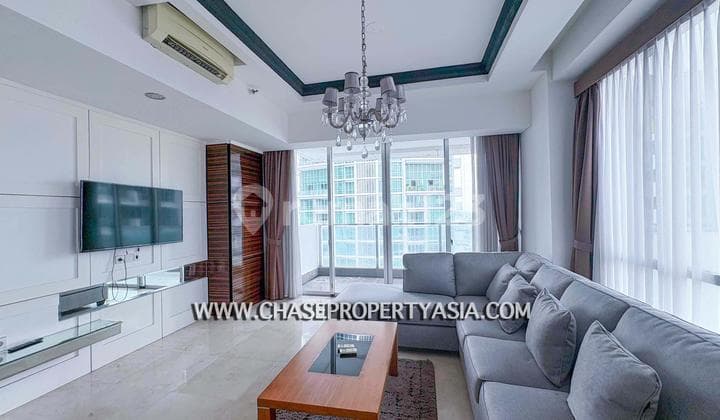 Dijual Apartemen Kemang Village , 3 Kamar Tidur, High Floor , Beautiful Furniture And Beautiful View