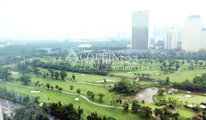 Disewakan Apartemen Senayan Residence , 3 Kamar, View Golf , Lantai Tinggi