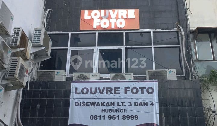 For Rent: Mampang Shop House, Front of Main Road, Strategic Location, Newly Renovated, Separate Access for 3rd and 4th Floors.