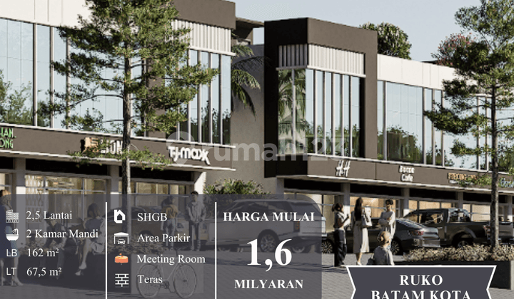 Ruko Strategis Batam Kota - Cocok untuk Semua Jenis Usaha