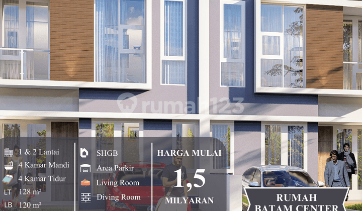 Rumah Berkelas di Batam Center - Mulai 1,5 Milyaran!