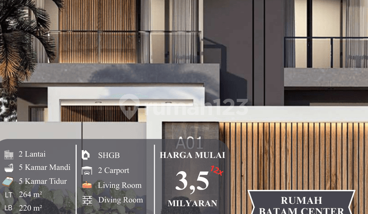 Rumah Mewah Batam Center | Riverfront - Private - Exclusive