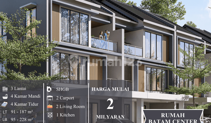 Rumah Mewah Full Facility di Jantung Batam Center - Unit Terbatas!